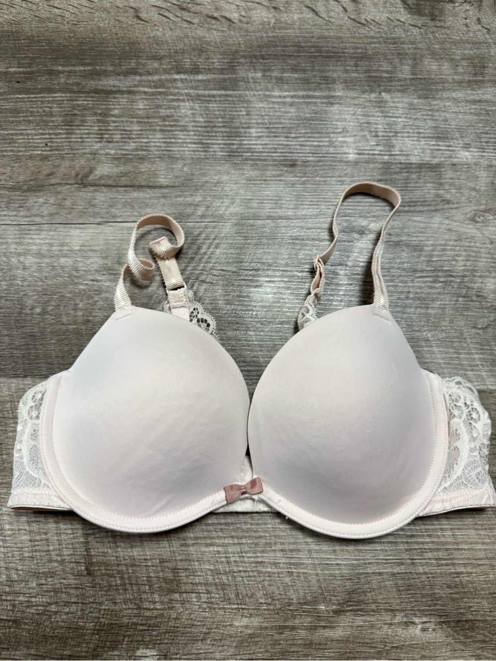 Auden Plunge Coverage Lightly Lined T-Shirt Bra Size 34C